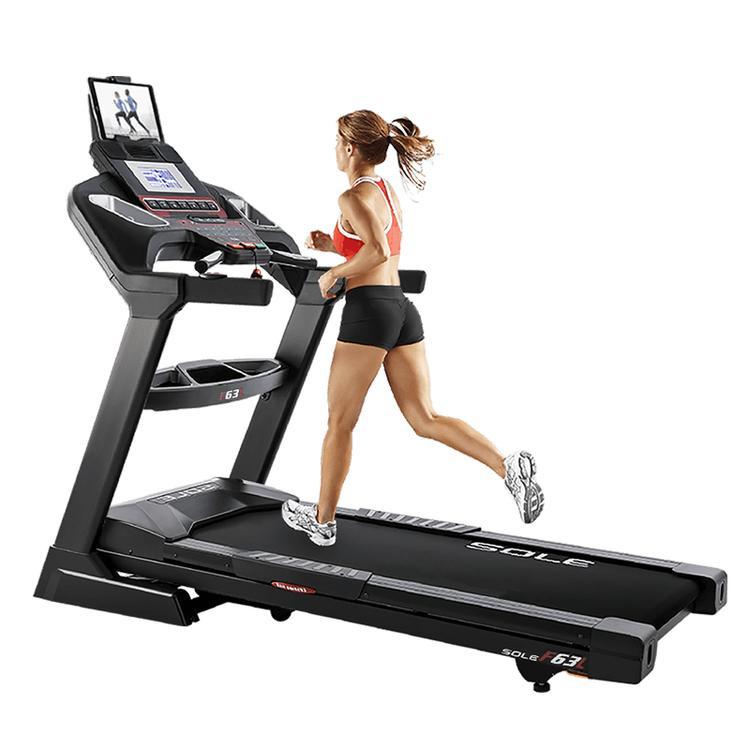 美国SOLE速尔跑步机家用高端豪华静音折叠多动能电动坡度家用健身房健身器材F63L 