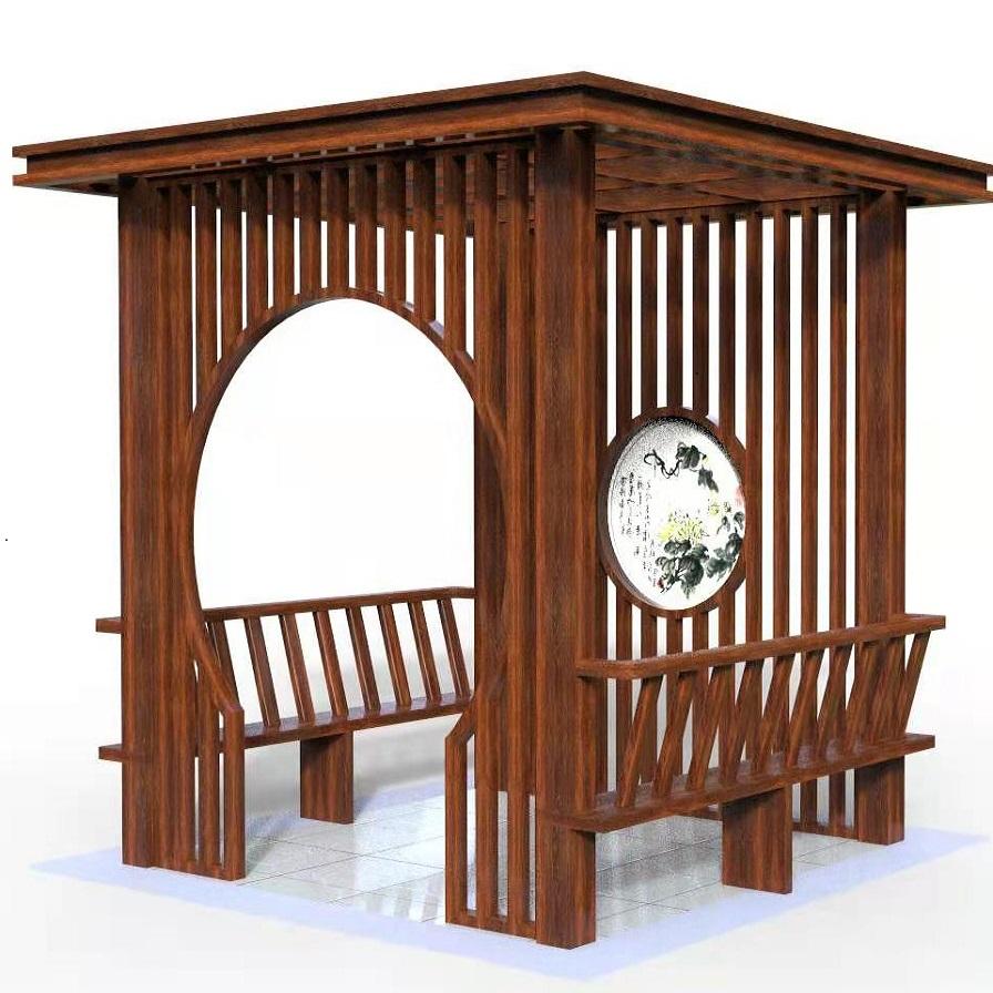 沈阳厂家直销定制小区新中式凉亭 质量好价格低 经验丰富