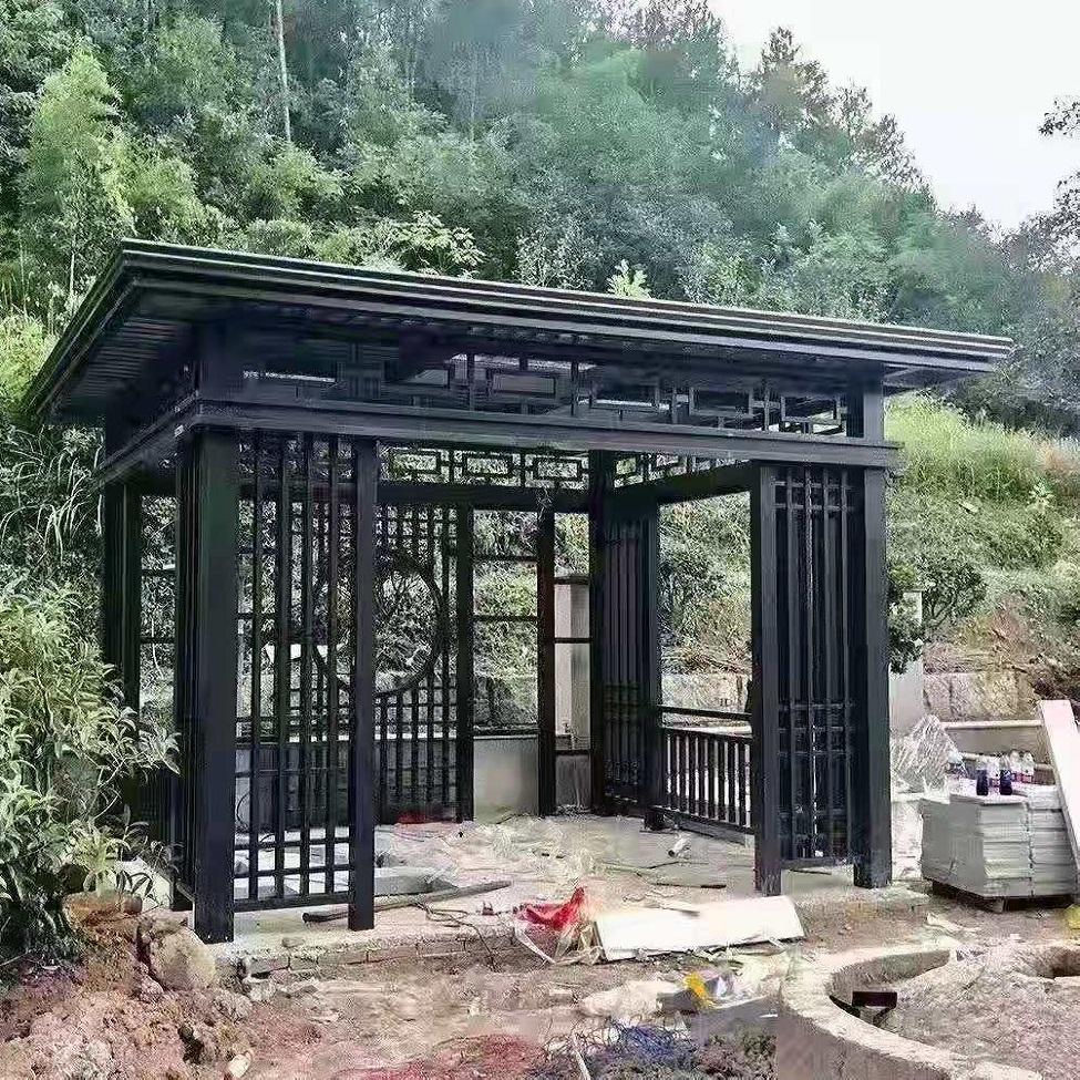 铝合金凉亭 小区别墅公园铝合金凉亭 厂家直销 个性定制