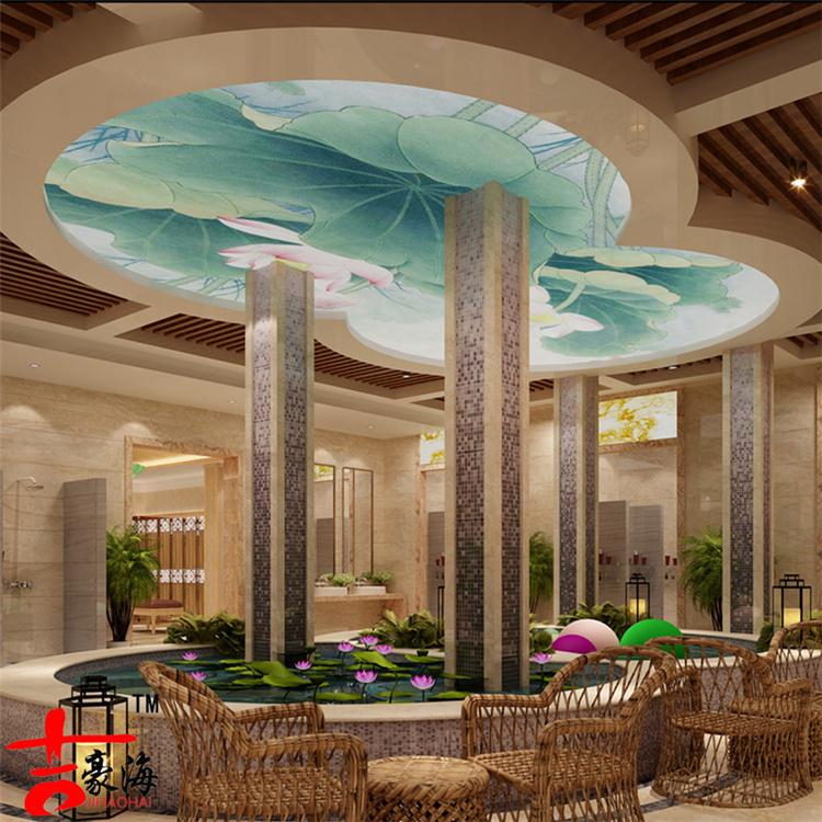 沈阳软膜天花吊顶设计定制厂 商业办公楼A级防火膜