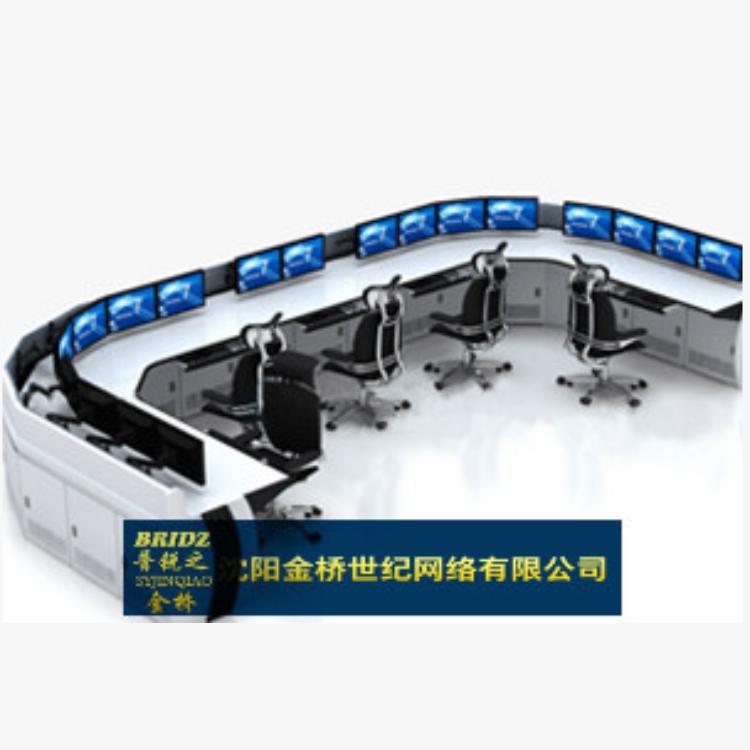 沈阳钢木控制台 辽宁机房监控台 机房弱电设备控制操作台 板材加厚