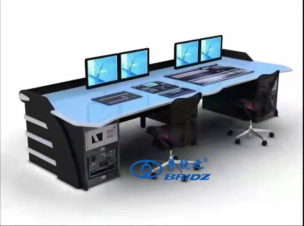 辽宁指挥中心操作台 鞍山监控室工作台多位定做 应急中心调度用监控台