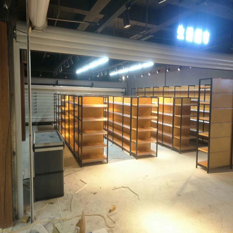 牡丹江定制 精品水果架 生鲜柜台 生鲜店设计生产厂家