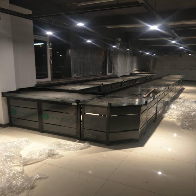阜新定制 精品水果架 生鲜柜台 生鲜店设计生产厂家