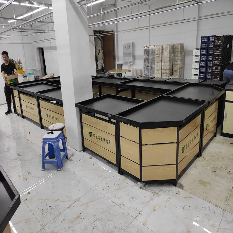 丹东定制 蔬菜架 粮油货架 生鲜店定制生产厂家