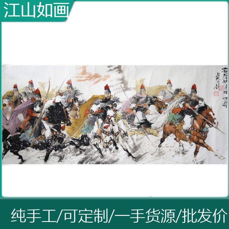 朝鲜油画 纯手朝鲜油画 家居客厅摆饰画 通用简约装饰动物油画