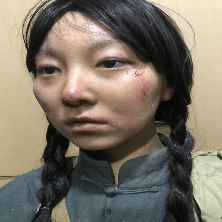 金图 918战争蜡像制作  硅胶像男女  仿真人硅胶像蜡像公司