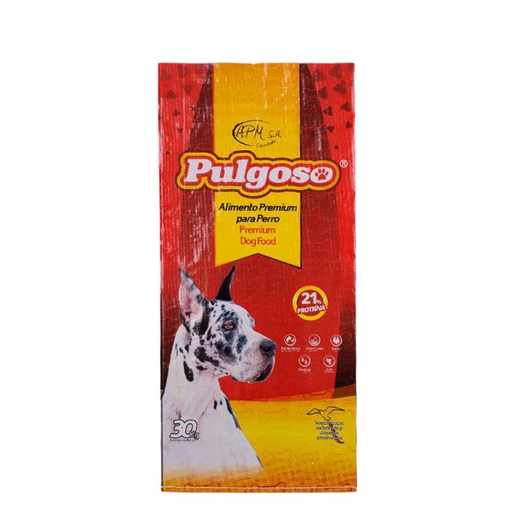 工厂源头批发辽宁吉林黑龙江猫粮狗粮编织袋-宠物粮食彩印包装塑料袋自立袋定制logo