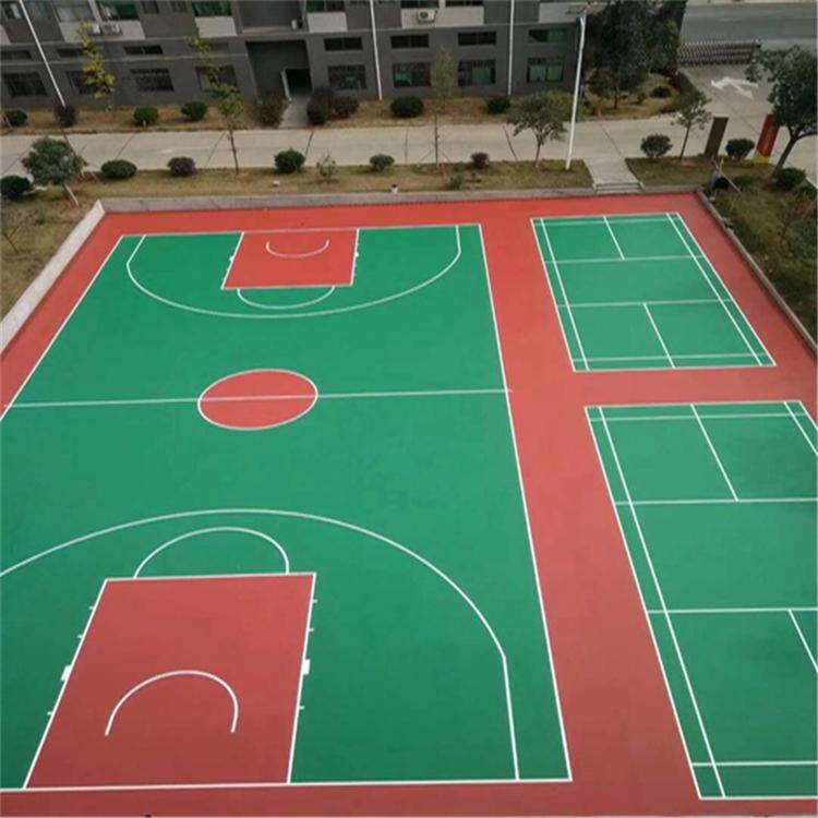 塑胶硅pu球场篮球场 沈阳专业施工团队