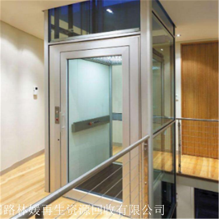 观光废旧电梯拆除电话 废旧电梯回收服务  现款高价