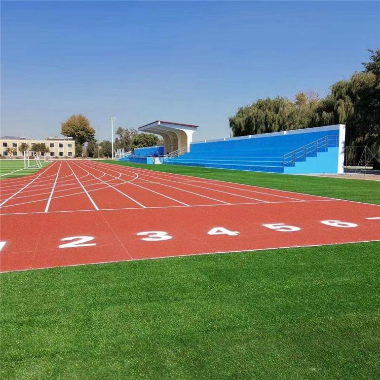 塑胶跑道施工价格 复合型塑胶跑道 户外透气型塑胶跑道