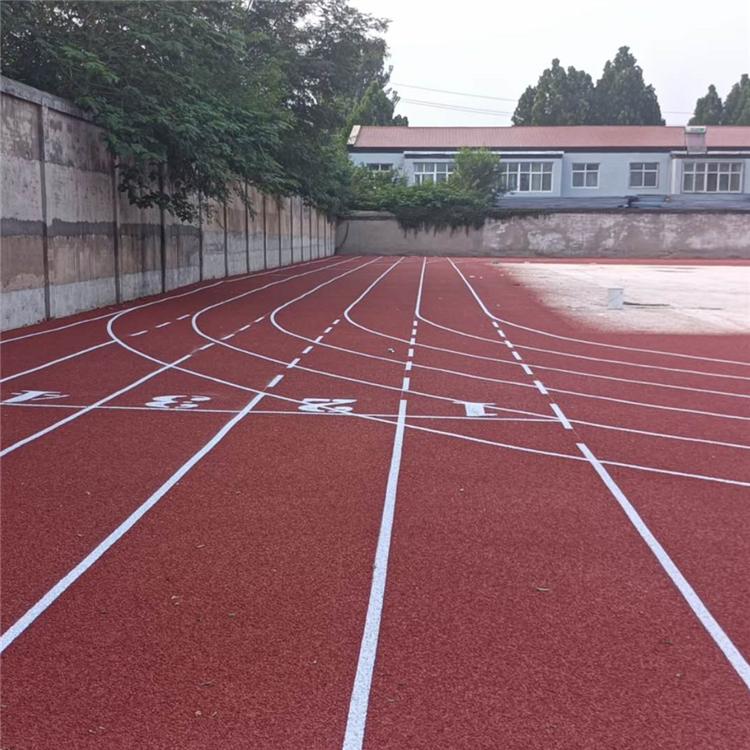 塑胶跑道 人造跑道 跑道操场 学校运动场 塑胶跑道工程