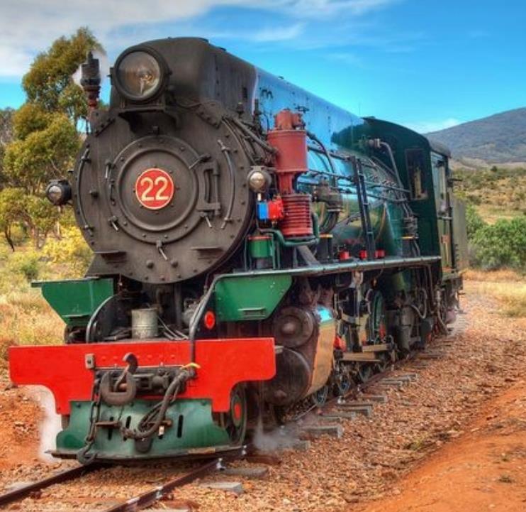 呼和浩特制作大型复古做旧铁艺金属蒸汽火车模型商业展览展示道具 河南郑州