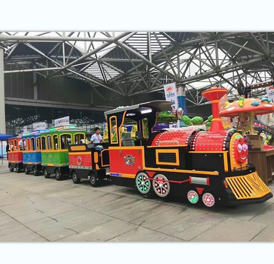 呼和浩特内燃机车火车头彩色小火车复古蒸汽火车头景区摆件商超暖场道具 天津