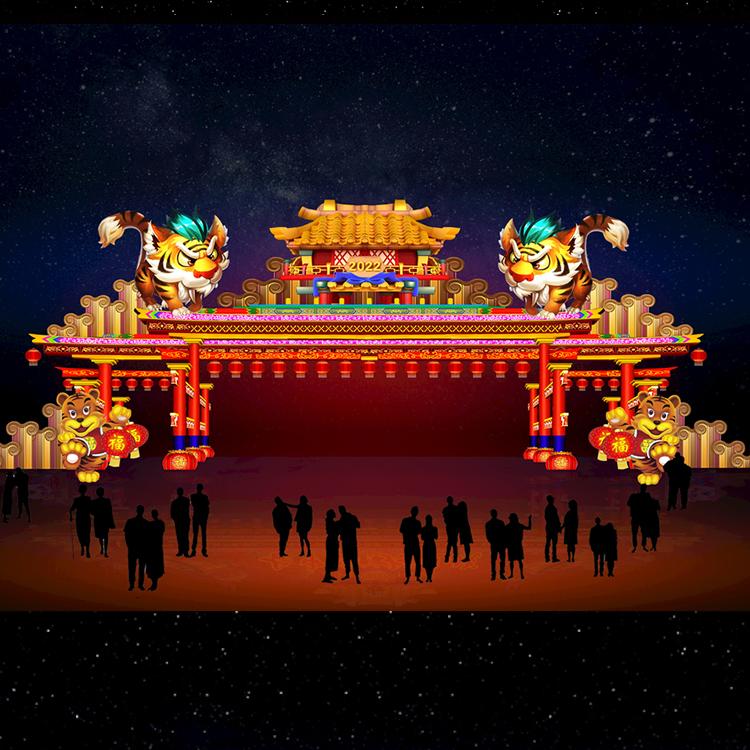 制作各种大型灯展花灯景观装饰可根据要求定制加工制作现货直销