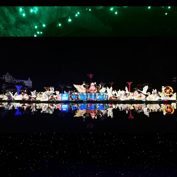 立体灯光雕塑星星造型景观灯城市夜景亮化公园景区节日LED灯光节