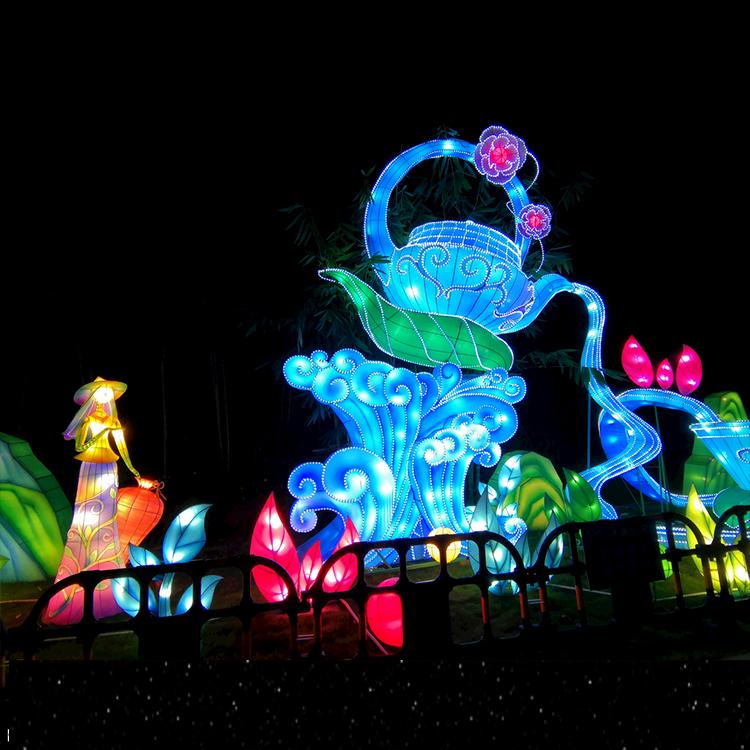 2022年梦幻灯光节、房地产景区人气节目、灯光节造型装饰设计制作