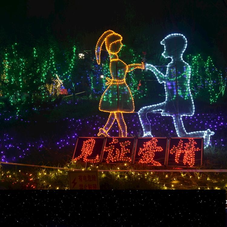 新版炫彩许愿树出租动态灯光许愿树出售定制发光景观装置生产厂家