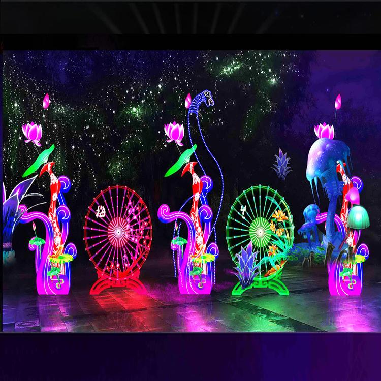 定制大型节日灯会虎年花灯造型户外彩灯春节元宵灯会彩灯新春布置