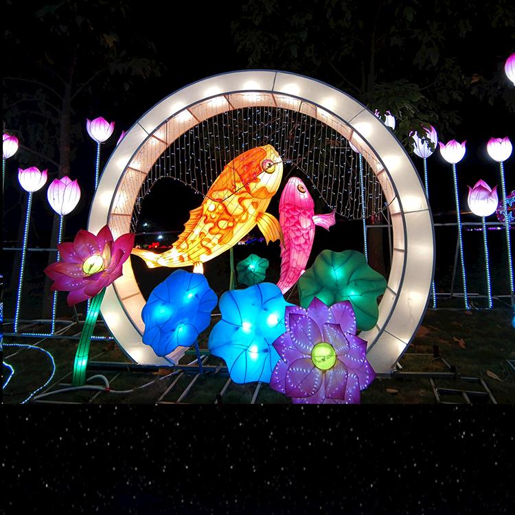 中秋节用品布置新品特色花灯大型灯展布置元宵节灯会花灯厂家定制