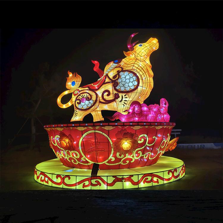 制作公司民俗花灯元宵中秋新年春节定制化工厂大型户外花灯