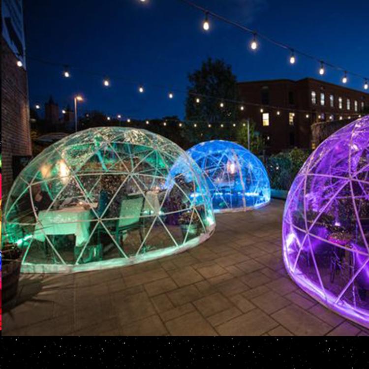 户外大型炫彩亚克力几何造型定制创意特色场地布置道具生产厂家