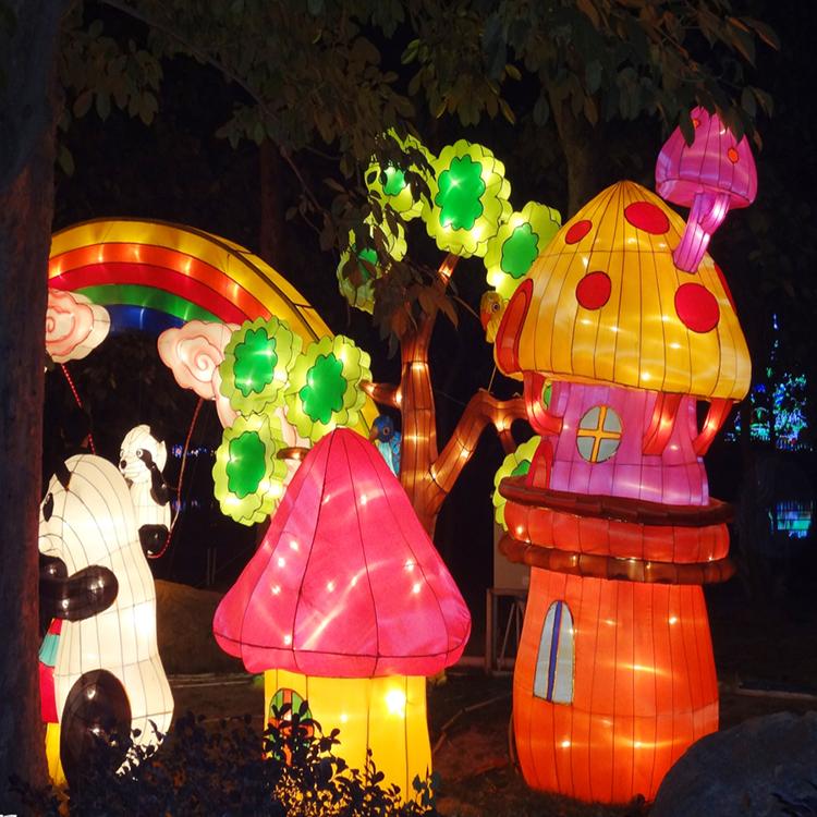 大型中秋节元宵节灯展商场酒店楼盘大型花灯展览各类福袋挂件展品