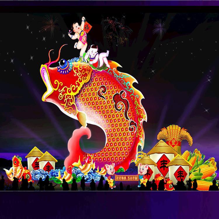 2022年元宵节定制灯会厂家专业设计制作梦幻灯光节中秋节装饰
