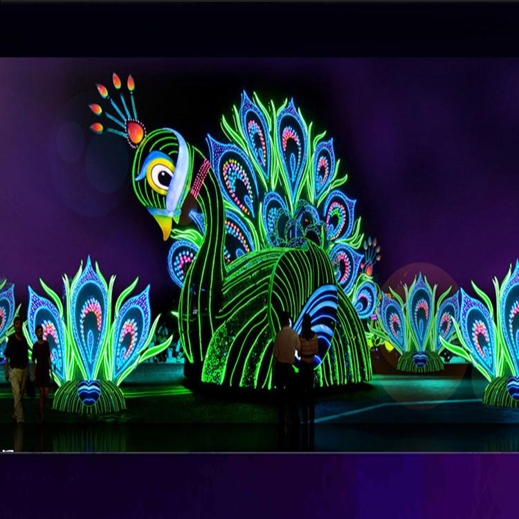 厂家直销中秋节花灯节日庆典大型春节元宵灯会彩灯布置