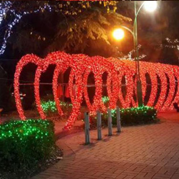 春节日美陈商场酒店购物广场DP点发光旋转城堡装饰虎年道具摆件