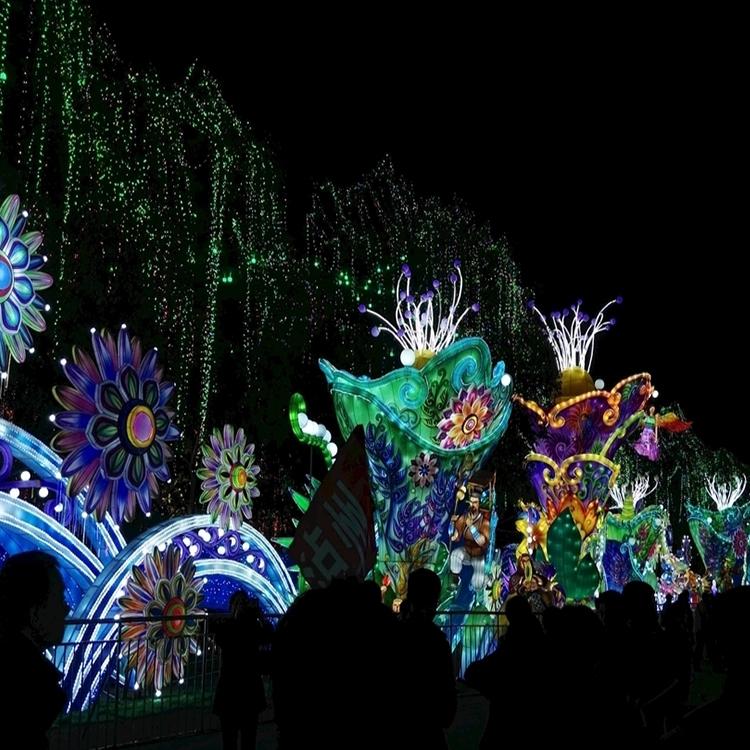 厂家定制节日彩灯灯会中秋节庆民俗花灯主题灯展场景灯光展