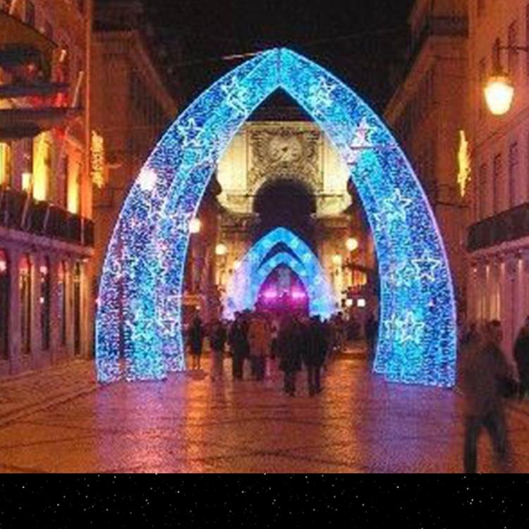 大型商场灯光圣诞树亚克力户外防水七彩圣诞树厂家10米15米制做树哈尔滨