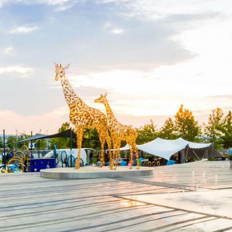 创意造型灯夜景亮化装饰公园广场街景led雨伞造型灯哈尔滨