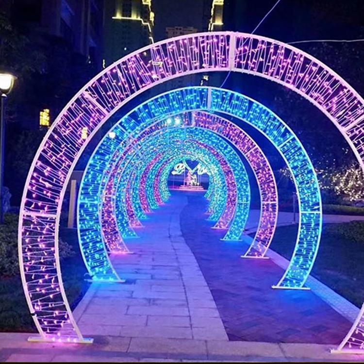 广场装饰彩灯大型圣诞树大型圣诞树3米-50米带灯大型圣诞树制做大连