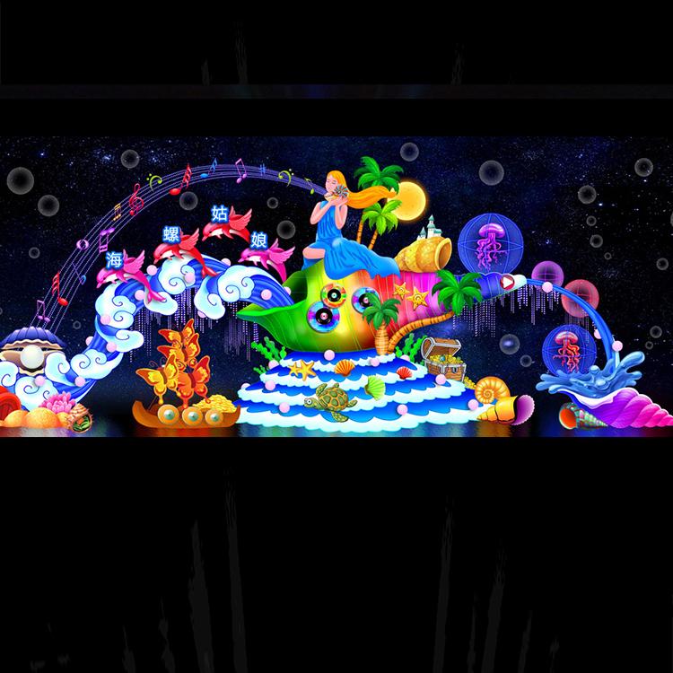 LED节日造型灯LED花造型灯节日街景亮化造型灯哈尔滨