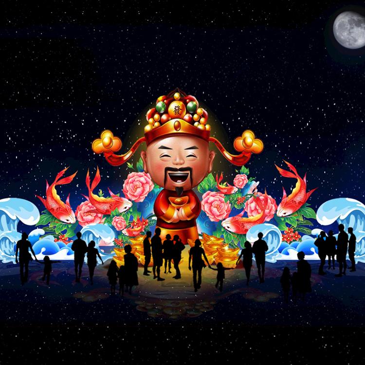 大型节日花灯中秋节花灯春节元宵节灯会制作长春