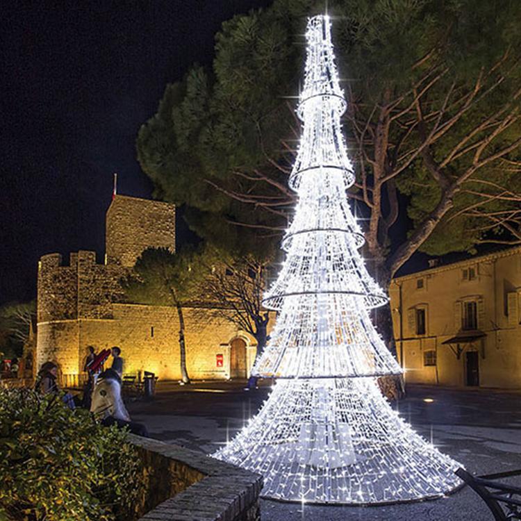 大型框架圣诞树套餐4米5/6米8米10/12米圣诞节户外商场树场景布置大连