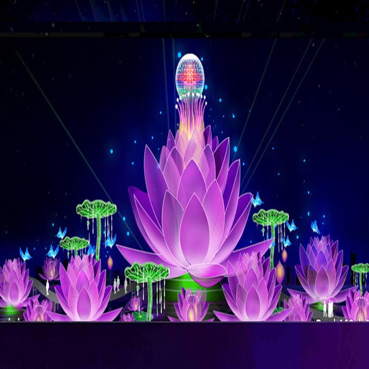 灯会彩灯定制2022年大型春节彩灯花灯庙会公园商场布置设计哈尔滨