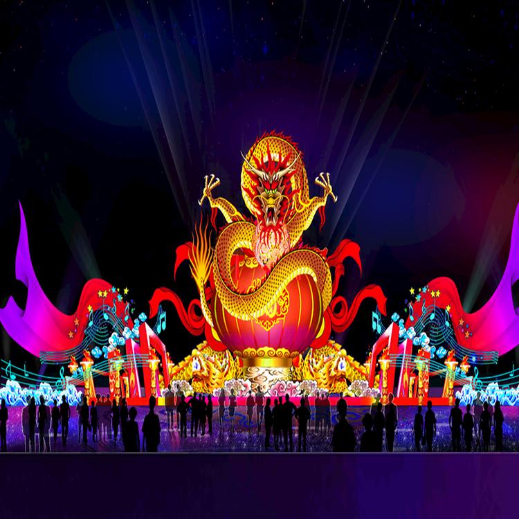 发光时空隧道户外防水灯光拱门厂家圣诞灯光造型炫彩led发光拱门长春