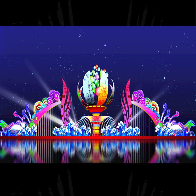 厂家大型户外15米灯光圣诞树网红抖音樱花粉色音乐礼盒圣诞树哈尔滨