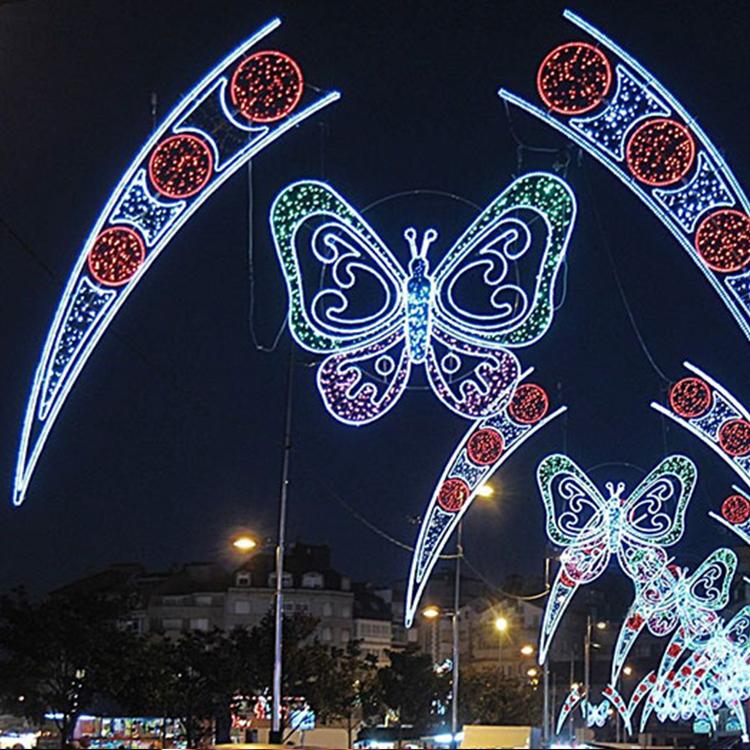 LED商场彩灯圣诞春节3D创意布置节日户外草坪灯光节造型装饰灯哈尔滨