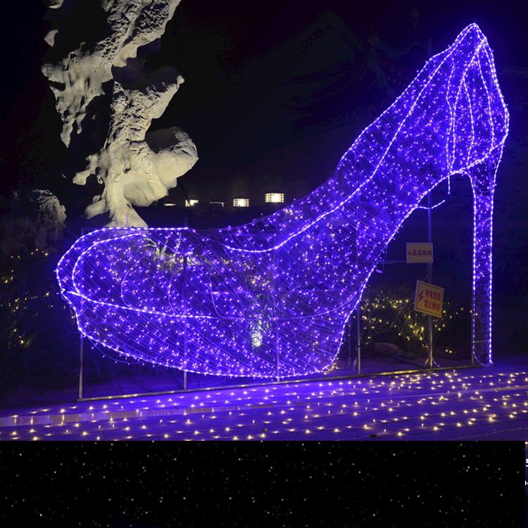 制做大型创意圣诞树亚克力水晶发光led圣诞树酒店商场户外美陈哈尔滨