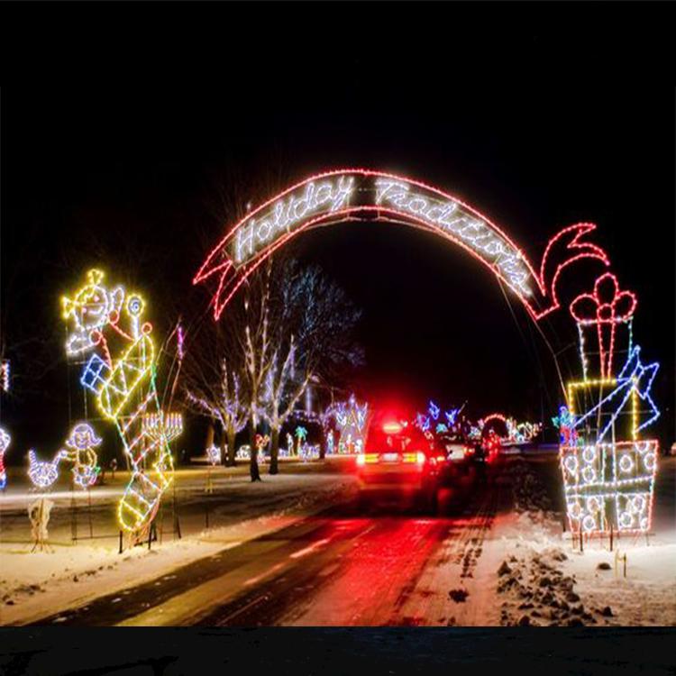 美陈梦幻灯光节求婚造型LED灯光秀灯展览会场布置厂家直销哈尔滨