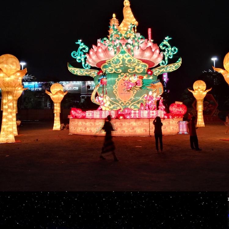 光纤水母造型led景观公园亮化户外防水大型活动灯光节装饰灯产品长春