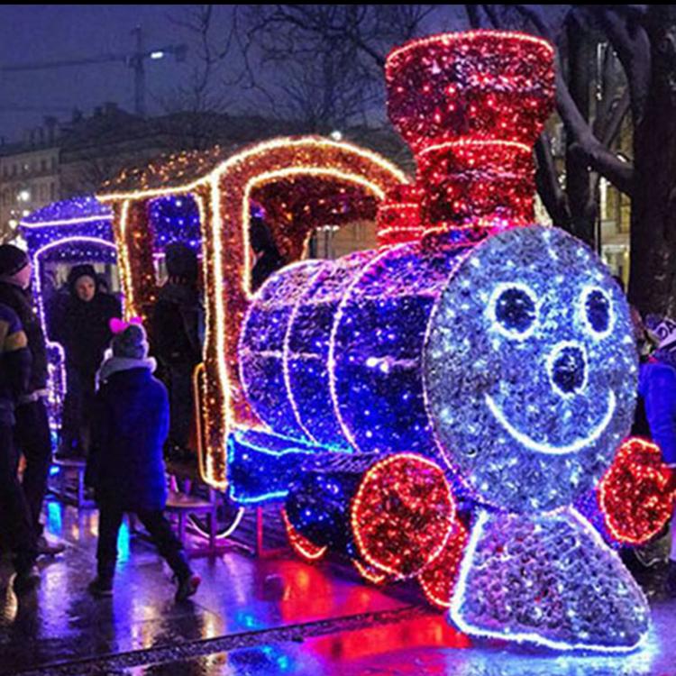 绿色圣诞树大型异形框架特殊形状制做加工制做价格工厂哈尔滨