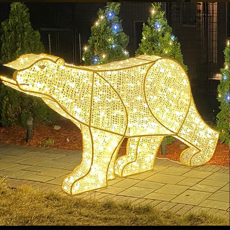 制做大型新款造型灯发光圣诞树酒店商场节日装饰幻彩亚克力圣诞树大连