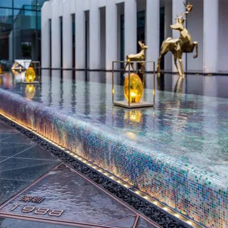 定制不锈钢雕塑户外广场城市地标性雕塑校园景观镜面拉丝金属摆件哈尔滨