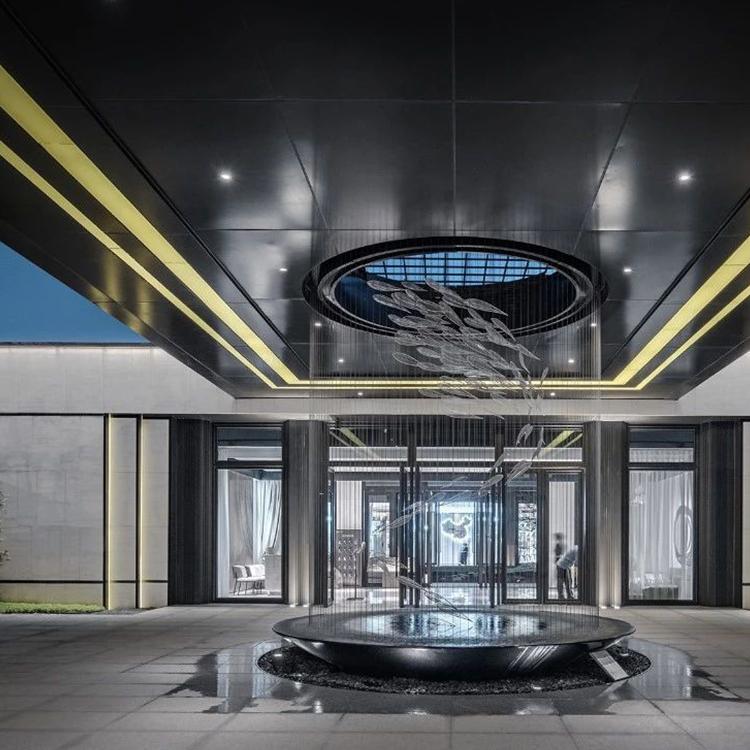 不锈钢镜面几何鹿雕塑定制户外抽象切面母子鹿园林景观动物摆件长春