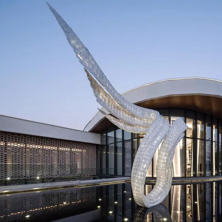 厂家优质室外园林景观创意形象不锈钢来图制作镜面雕塑不锈钢大连