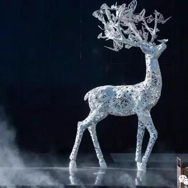 不锈钢大型雕塑公园广场城市地标建筑物创意抽象景观金属雕塑长春